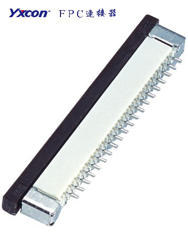 1.0FPC，  horizontal type， down joint， With lock